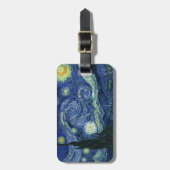 Sterrennacht Vincent van Gogh Fine Art Painting Bagagelabel (Voorkant verticaal)