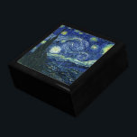 Sterrennacht Vincent van Gogh Fine Art Painting Cadeaudoosje<br><div class="desc">Vincent van Gogh (Nederlands, 1853 - 1890) Sterrennacht, 1889, Oil on canvas Unframed: 73 × 92 cm (28, 7 × 36, 2 inch) Dit schilderij toont het uitzicht uit het oostwaarts gerichte raam van de asielkamer van Van Gogh op Saint-Rémy-de-Provence, en voegt er aan toe geïdealiseerd dorp. Het is sinds...</div>
