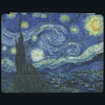 Sterrennacht Vincent van Gogh Fine Art Painting iPad Cover<br><div class="desc">Vincent van Gogh (Nederlands, 1853 - 1890) Sterrennacht, 1889, Oil on canvas Unframed: 73 × 92 cm (28, 7 × 36, 2 inch) Dit schilderij toont het uitzicht uit het oostwaarts gerichte raam van de asielkamer van Van Gogh op Saint-Rémy-de-Provence, en voegt er aan toe geïdealiseerd dorp. Het is sinds...</div>