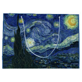 Sterrennacht Vincent van Gogh Fine Art Painting Large Cadeautasje (Achterkant)