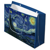 Sterrennacht Vincent van Gogh Fine Art Painting Large Cadeautasje (Voorkant Gekanteld)
