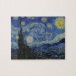Sterrennacht Vincent van Gogh Fine Art Painting Legpuzzel<br><div class="desc">Deze prachtige kunstpuzzel shows van de Nederlandse post-impressionistische schilder Vincent van Gogh's beroemde schilderij "De Sterrennacht". Van Gogh schilderde tijdens zijn verblijf in het asiel van Saint Remy in de jaren tachtig de rolheuvels en de cyperbomen die hij uit zijn raam zag. Hij voegde ook het dorp toe, dat hij...</div>