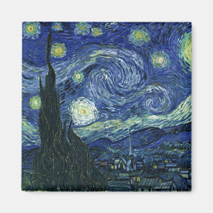 Sterrennacht Vincent van Gogh Fine Art Painting Magneet