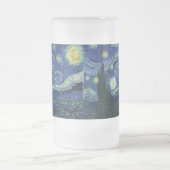 Sterrennacht Vincent van Gogh Fine Art Painting Matglas Bierpul (Center)