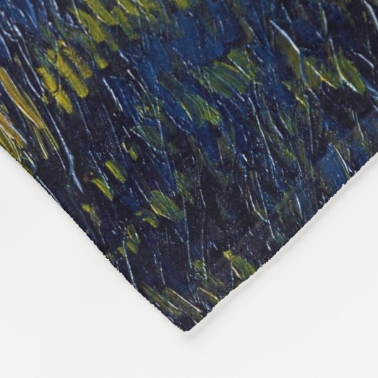 Sterrennacht Vincent van Gogh Fleece Deken (Hoek)