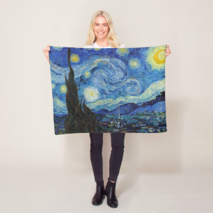 Sterrennacht Vincent van Gogh Fleece Deken