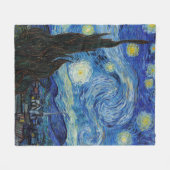 Sterrennacht Vincent van Gogh Fleece Deken (Voorkant (Horizontaal))