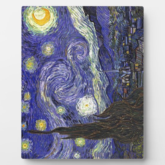 Sterrennacht, Vincent Van Gogh. Fotoplaat (Voorkant)