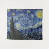 Sterrennacht Vincent van Gogh GalleryHD Fine Art Wandkleed (Voorkant (horizontaal))