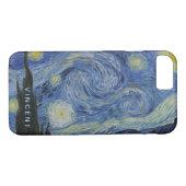 Sterrennacht Vincent van Gogh gepersonaliseerd Case-Mate iPhone Case (Achterkant (Horizontaal))