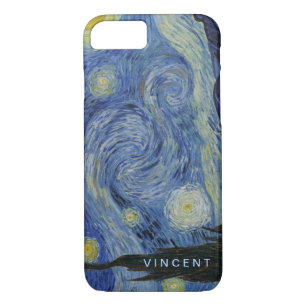 Sterrennacht Vincent van Gogh gepersonaliseerd iPhone 8/7 Hoesje