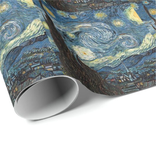 Sterrennacht, Vincent van Gogh gift Cadeaupapier (Rol Hoek)