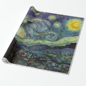 Sterrennacht, Vincent van Gogh gift Cadeaupapier (Uitgerold)