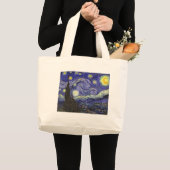 Sterrennacht, Vincent Van Gogh. Grote Tote Bag (Voorkant (product))