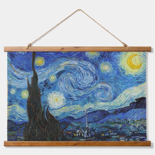 Sterrennacht Vincent van Gogh Hangend Wandkleed (Voorkant)