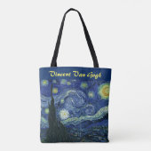 Sterrennacht Vincent van Gogh Impressionist Art Tote Bag (Achterkant)