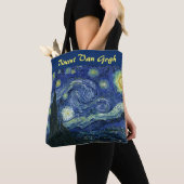 Sterrennacht Vincent van Gogh Impressionist Art Tote Bag (Dichtbij)