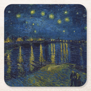 Sterrennacht Vincent van Gogh Kartonnen Onderzetters