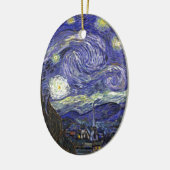 Sterrennacht, Vincent Van Gogh. Keramisch Ornament (Links)