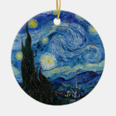 Sterrennacht | Vincent van Gogh Keramisch Ornament (Voorkant)