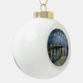 Sterrennacht Vincent van Gogh Keramische Bal Ornament (Links)