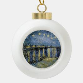 Sterrennacht Vincent van Gogh Keramische Bal Ornament