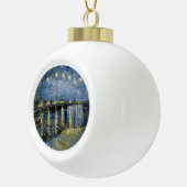 Sterrennacht Vincent van Gogh Keramische Bal Ornament (Rechts)