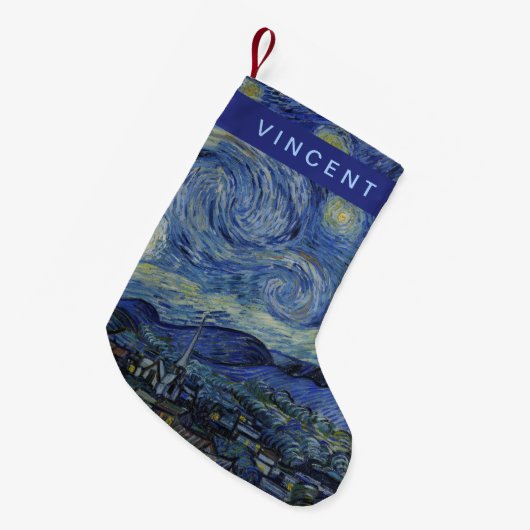 Sterrennacht Vincent van Gogh Kleine Kerstsok (Voorkant (Hangend))