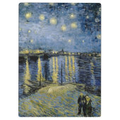Sterrennacht Vincent van Gogh Klembord (Achterkant)