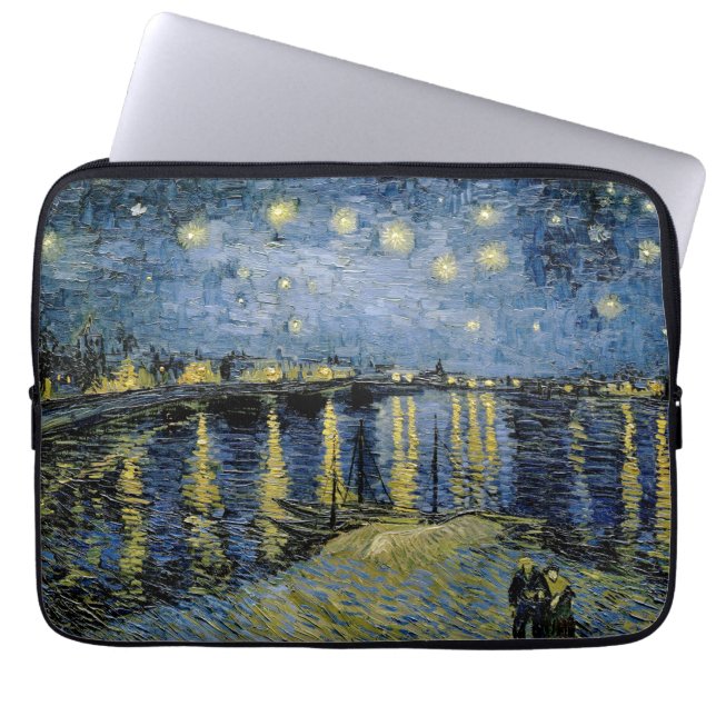 Sterrennacht Vincent van Gogh Laptop Sleeve (Voorkant)
