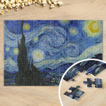 Sterrennacht | Vincent Van Gogh Legpuzzel<br><div class="desc">Sterrennacht (1889) van de Nederlandse kunstenaar Vincent Van Gogh. Origineel kunstwerk is een olie op doek die een energieke post-impressionistische nachtelijke hemel in huiden van blauw en geel weergeeft. Gebruik de ontwerphulpmiddelen om douanetekst toe te voegen of het afbeelding te personaliseren.</div>