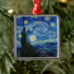 Sterrennacht | Vincent Van Gogh Metalen Ornament<br><div class="desc">Sterrennacht (1889) van de Nederlandse kunstenaar Vincent Van Gogh. Origineel kunstwerk is een olie op doek die een energieke post-impressionistische nachtelijke hemel in huiden van blauw en geel weergeeft. Gebruik de ontwerphulpmiddelen om douanetekst toe te voegen of het afbeelding te personaliseren.</div>