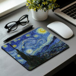 Sterrennacht | Vincent Van Gogh Muismat<br><div class="desc">Sterrennacht (1889) van de Nederlandse kunstenaar Vincent Van Gogh. Origineel kunstwerk is een olie op doek die een energieke post-impressionistische nachtelijke hemel in huiden van blauw en geel weergeeft. Gebruik de ontwerphulpmiddelen om douanetekst toe te voegen of het afbeelding te personaliseren.</div>