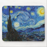 Sterrennacht Vincent van Gogh Muismat<br><div class="desc">Vincent Willem van Gogh (30 maart 1853 - 29 juli 1890) was een Nederlandse postimpressionist schilder die een van de beroemdste en invloedrijkste figuren in de geschiedenis van de Westerne kunst is. In iets meer dan 10 jaar creëerde hij ongeveer 2.100 kunstwerken, waaronder ongeveer 860 olieschilderijen, waarvan het grootste deel...</div>