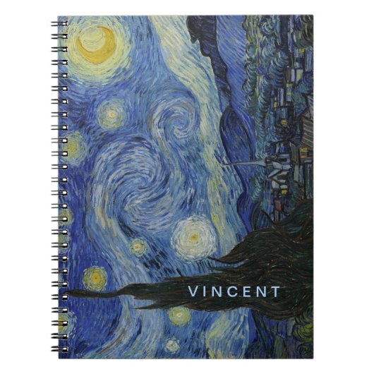 Sterrennacht Vincent van Gogh Notitieboek (Voorkant)