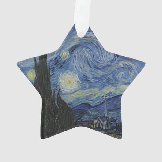 Sterrennacht Vincent van Gogh Ornament (achterkant)