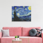 Sterrennacht Vincent van Gogh Painting Canvas Afdruk (Insitu (Woonkamer))