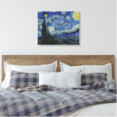 Sterrennacht Vincent van Gogh Painting Canvas Afdruk (Insitu (Slaapkamer))