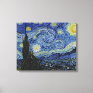 Sterrennacht Vincent van Gogh Painting Canvas Afdruk