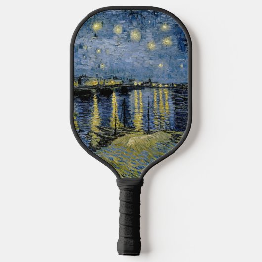 Sterrennacht Vincent van Gogh Pickleball Paddle (Achterkant)