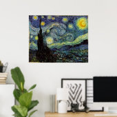 Sterrennacht Vincent van Gogh Poster (Thuiskantoor)