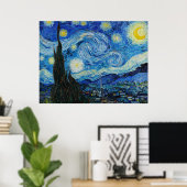 Sterrennacht Vincent Van Gogh   Poster (Thuiskantoor)