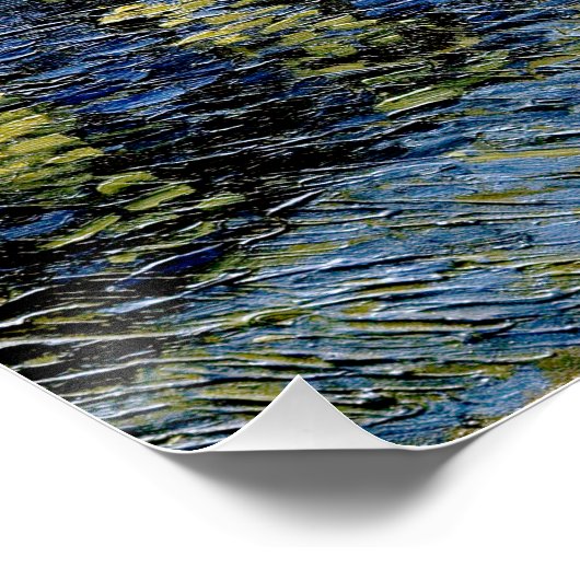 Sterrennacht Vincent van Gogh Poster (Hoek)