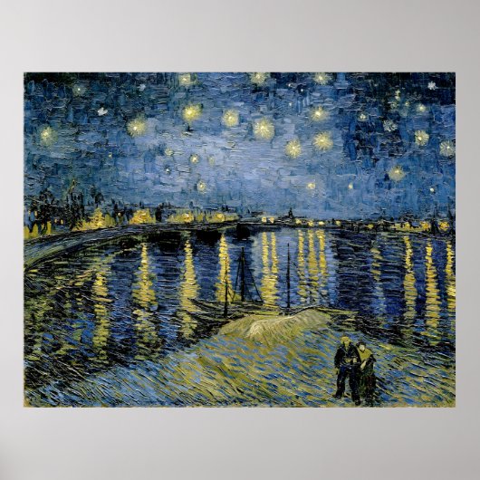 Sterrennacht Vincent van Gogh Poster (Voorkant)