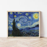 Sterrennacht | Vincent Van Gogh Poster<br><div class="desc">Sterrennacht (1889) van de Nederlandse kunstenaar Vincent Van Gogh. Origineel kunstwerk is een olie op doek die een energieke post-impressionistische nachtelijke hemel in huiden van blauw en geel weergeeft. Gebruik de ontwerphulpmiddelen om douanetekst toe te voegen of het afbeelding te personaliseren.</div>