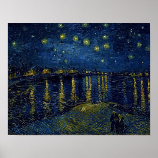 Sterrennacht Vincent van Gogh Poster (Voorkant)