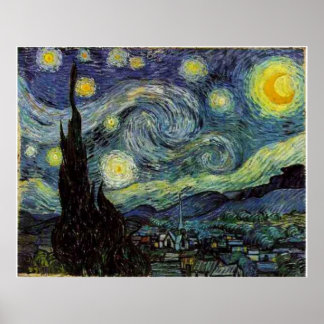 Sterrennacht Vincent van Gogh Poster