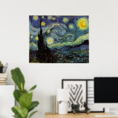 Sterrennacht Vincent van Gogh Poster (Thuiskantoor)