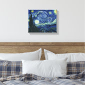 Sterrennacht Vincent van Gogh  schilderkunst Canvas Afdruk (Insitu (Slaapkamer))
