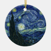 Sterrennacht Vincent van Gogh  schilderkunst Keramisch Ornament (Voorkant)